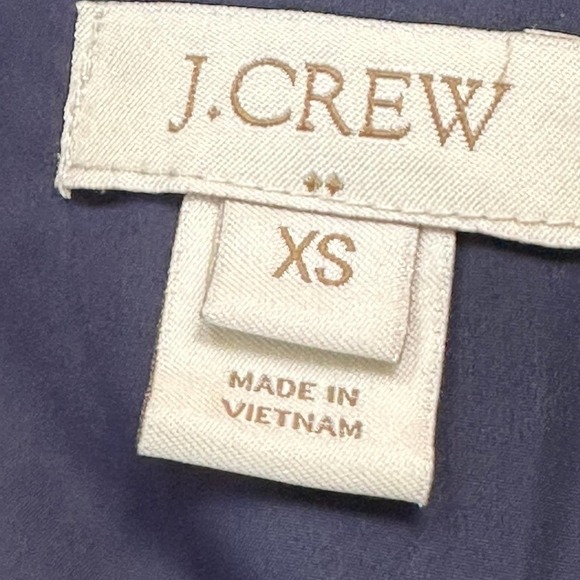 J.Crew Size XS Down Blend Puffer Vest Navy - Picture 4 of 10